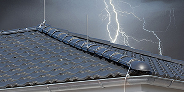 Äußerer Blitzschutz bei Elektrotechnik Schalk in Neustadt - Sittling